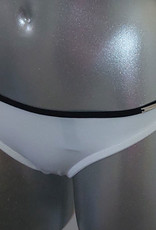 Sapph  Fortuny heupstring kleur wit met bies zwart mt S of M