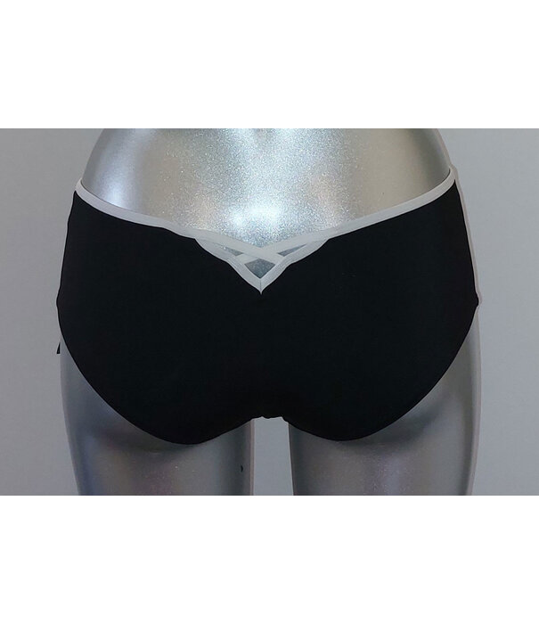 Sapph Sapph Fortuny microfaser boxer kleur zwart-bies wit of wit -bies zwart mt M of L