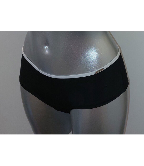 Sapph Sapph Fortuny microfaser boxer kleur zwart-bies wit of wit -bies zwart mt M of L