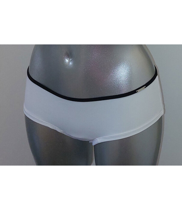 Sapph Sapph Fortuny microfaser boxer kleur zwart-bies wit of wit -bies zwart mt M of L