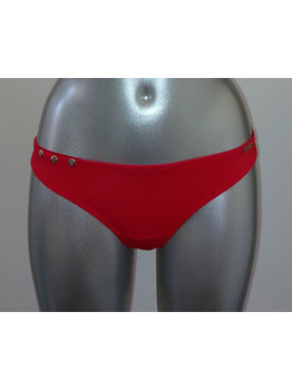 Sapph Voom Voom heupstring kleur rood  maat L valt als een mt M