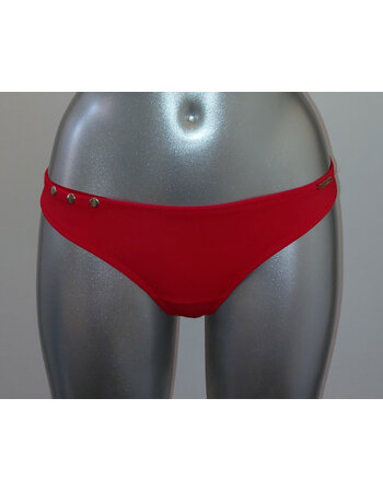 Sapph Voom Voom heupstring kleur rood  maat L valt als een mt M