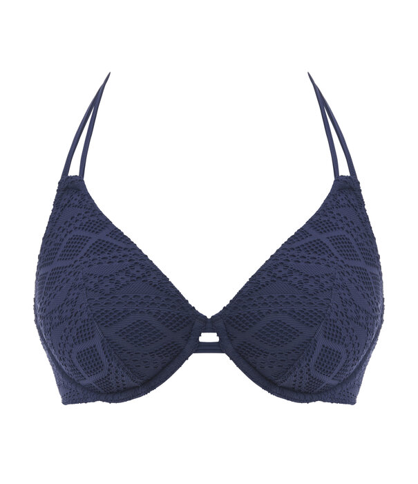 Freya Freya  Sundance  halter bikinitop met beugel kleur denim blue