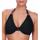 Freya Sundance  halter bikinitop met beugel kleur Zwart