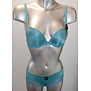 After Eden Janine Bh met beugel & lichte gelvulling in de cup mt B70 met gratis hipster mt S of M, kleur turkoois groen
