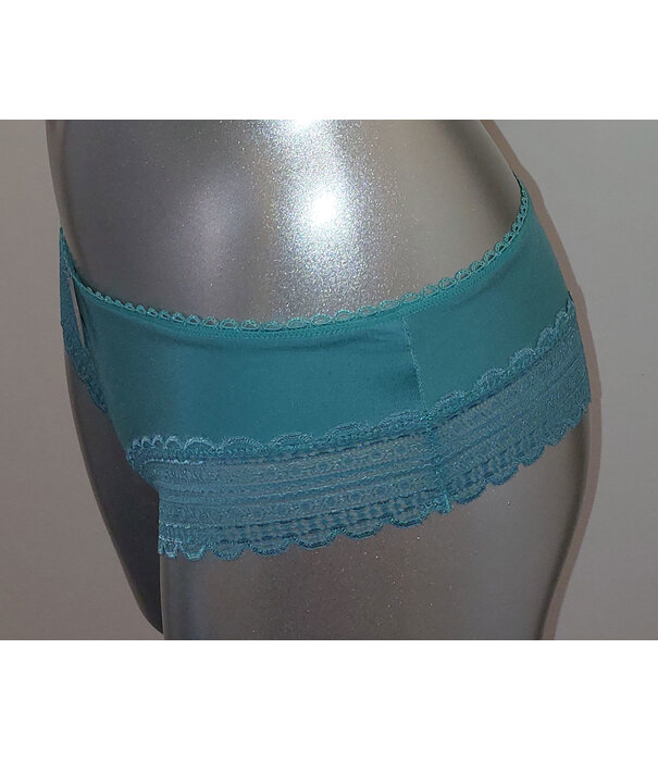 After Eden After Eden Janine Bh met beugel & lichte gelvulling in de cup mt B70 met gratis hipster mt S of M, kleur turkoois groen