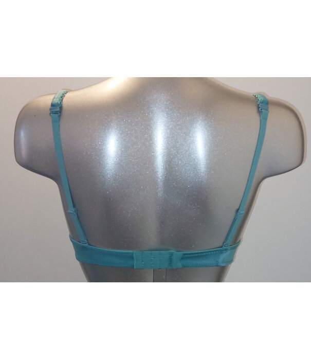 After Eden After Eden Janine Bh met beugel & lichte gelvulling in de cup mt B70 met gratis hipster mt S of M, kleur turkoois groen