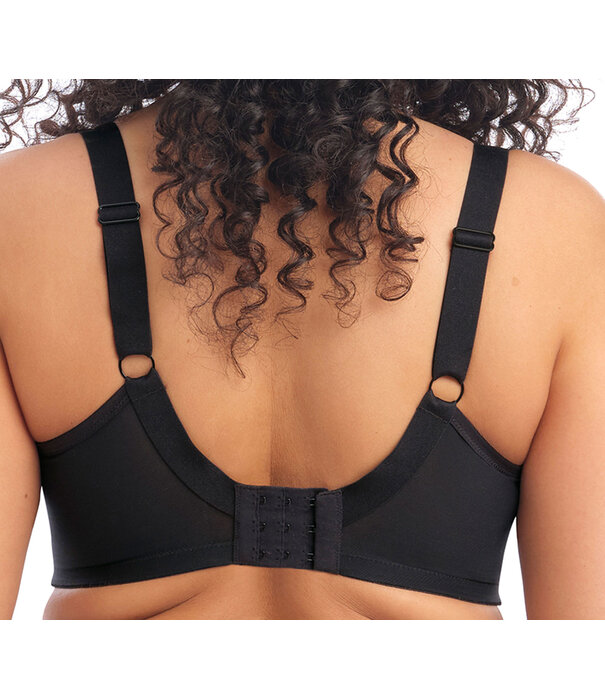 Elomi  Elomi Priya luxeuze Plunge Bh met beugel & sidesupport kleur zwart