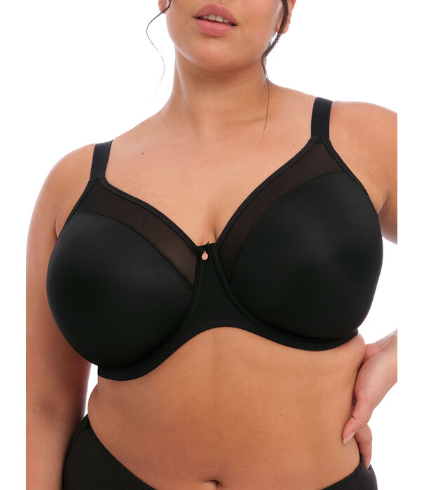 Elomi  Elomi  Smooth een gladde naadloze T-shirt bh met beugel kleur zwart