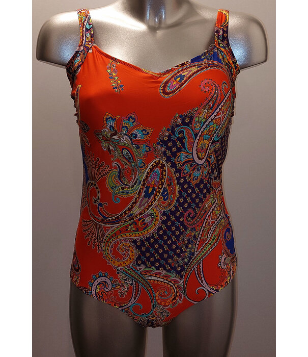 Susa Susa Melina prothese badpak zonder beugel kleur red Ibiza met print