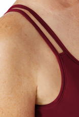 Amoena  Valletta prothese basis top zonder beugel & licht voorgevormde cup kleur Tibetian red