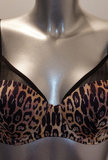 Sapph Glamorous beugel Bh met licht voorgevormde cup , kleur zwart print animal