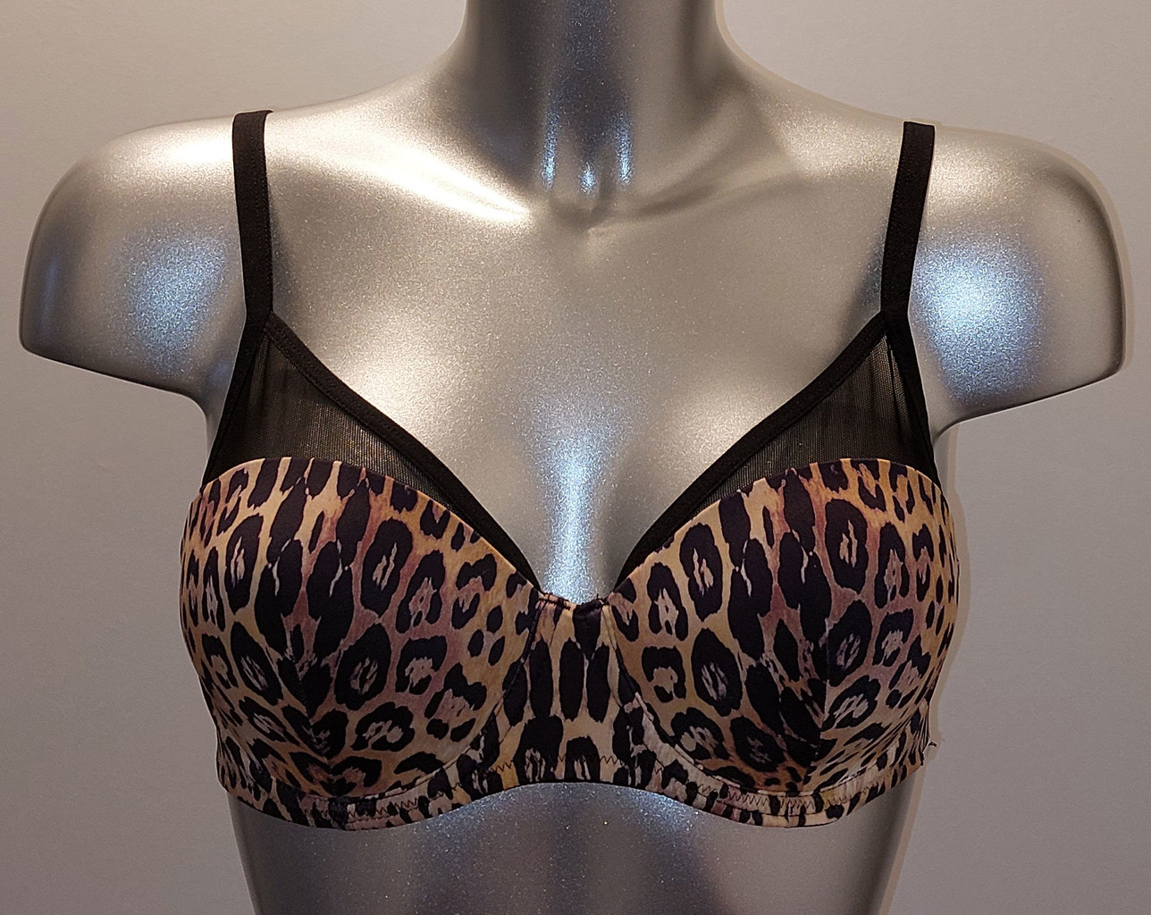 Sapph Glamorous beugel Bh met licht voorgevormde cup , kleur zwart print animal