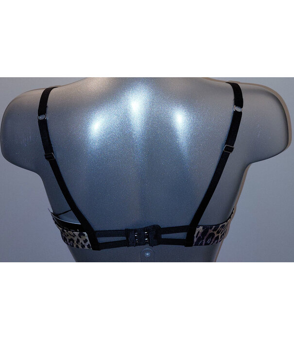 Sapph Sapph Glamorous beugel Bh met licht voorgevormde cup , kleur zwart print animal