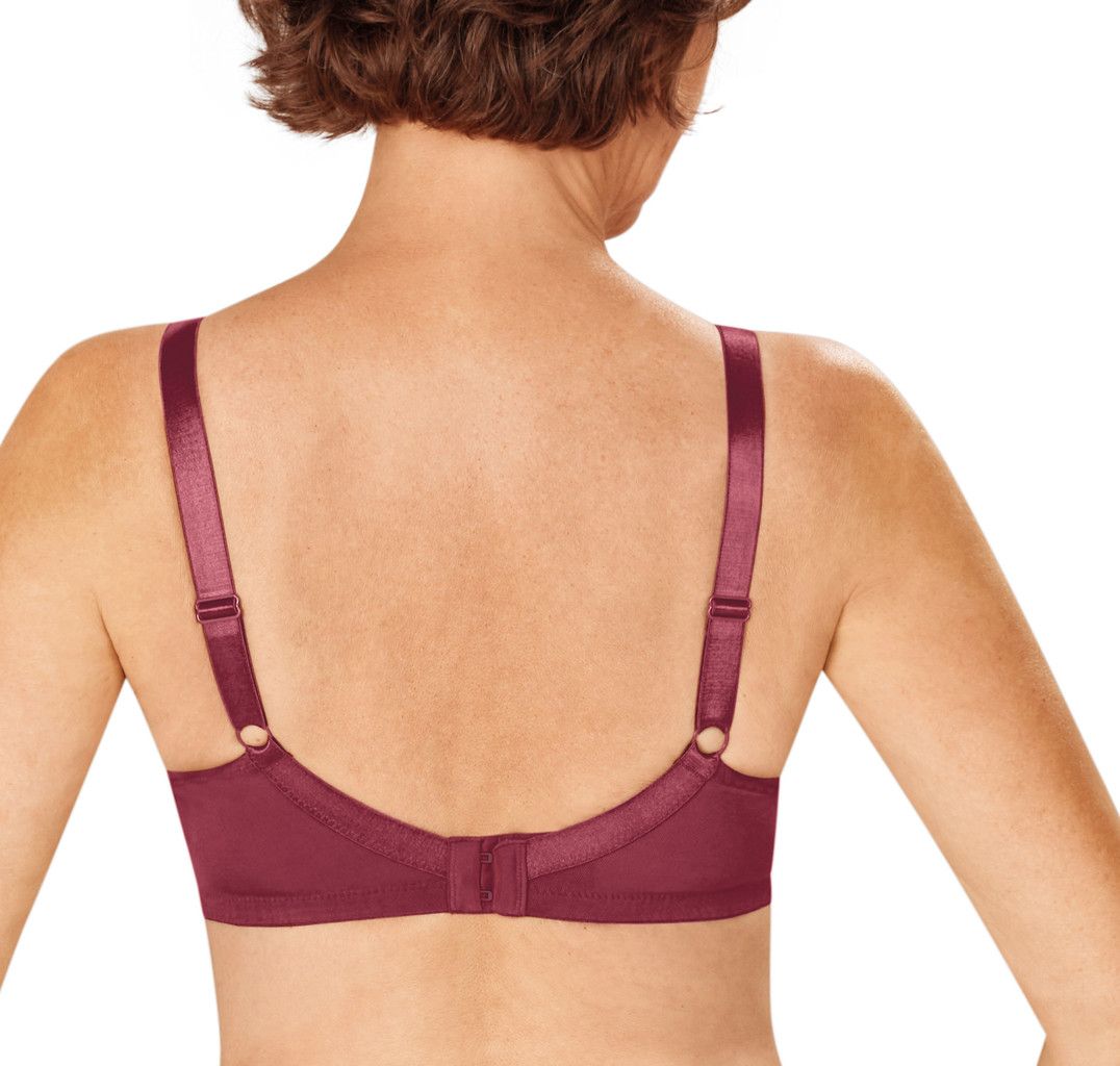 Amoena  Amoena Nancy prothese bh zonder beugel – tibetan red – met CoolMax® prothesehoesjes – zachte ondersteuning & tijdloos comfort