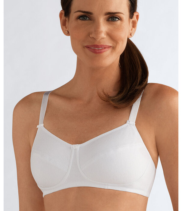 Amoena  Ruth Prothese Bh zonder beugel, de cups 100% katoen, in wit of huidkleur