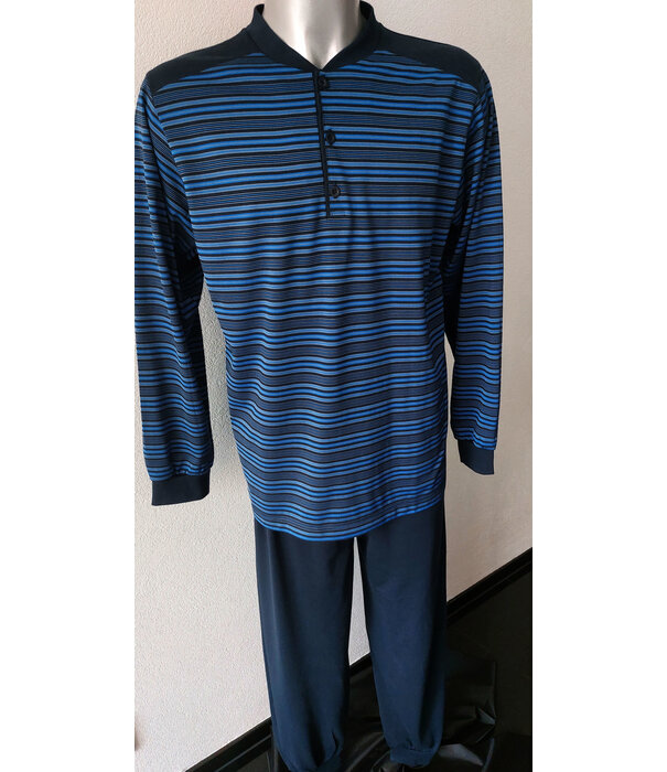 Lunatex Carlos katoenen single jersey herenpyjama mt M t/m 3XL.