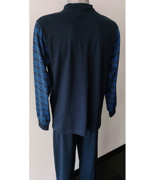 Lunatex Carlos katoenen single jersey herenpyjama mt M t/m 3XL.