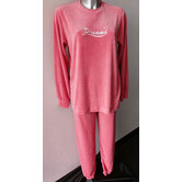 Lunatex Leach velours meisjes pyjama  kleur pink mt 152 of 176