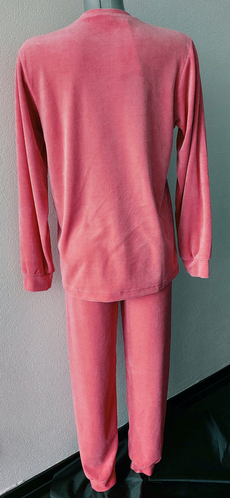 Lunatex Leach velours meisjes pyjama  kleur pink mt 152 of 176