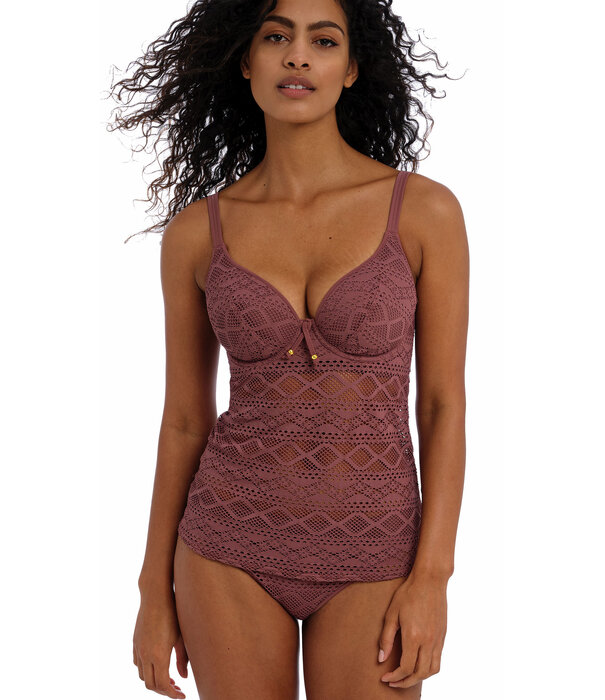 Freya Freya Sundance Tankinitop met beugel & licht voorgevormde cup kleur Nutmeg