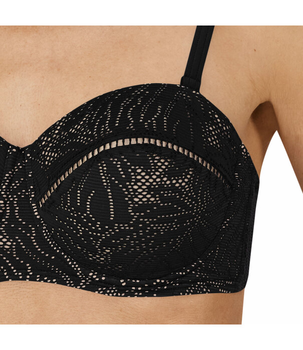 Amoena  Amoena Palma prothese bikinitop met beugel & licht voorgevormde cups, kleur zwart