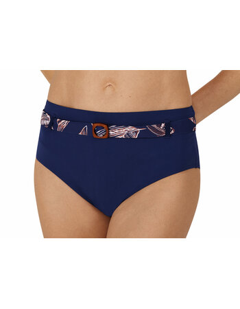 klassieke bikinislip Lanzarote kleur navy  mt 40  t/m 46