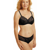 Amoena Karolina Prothese BH zonder beugel & licht voorgevormde cup – Zwart met SandAmoena Karolina Prothese BH zonder Beugel – Licht Voorgevormde Cup in Zwart met Sandkleurige Inzet (44764)