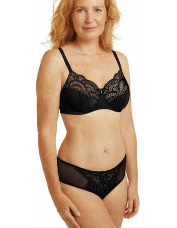 Amoena Karolina Prothese BH – Zonder Beugel & Licht Voorgevormd – Zwart/Sand