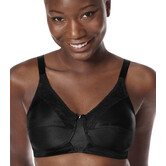 Amoena Nancy prothese bh zonder beugel – zwart – met CoolMax® prothesehoesjes – zachte ondersteuning & tijdloos comfort