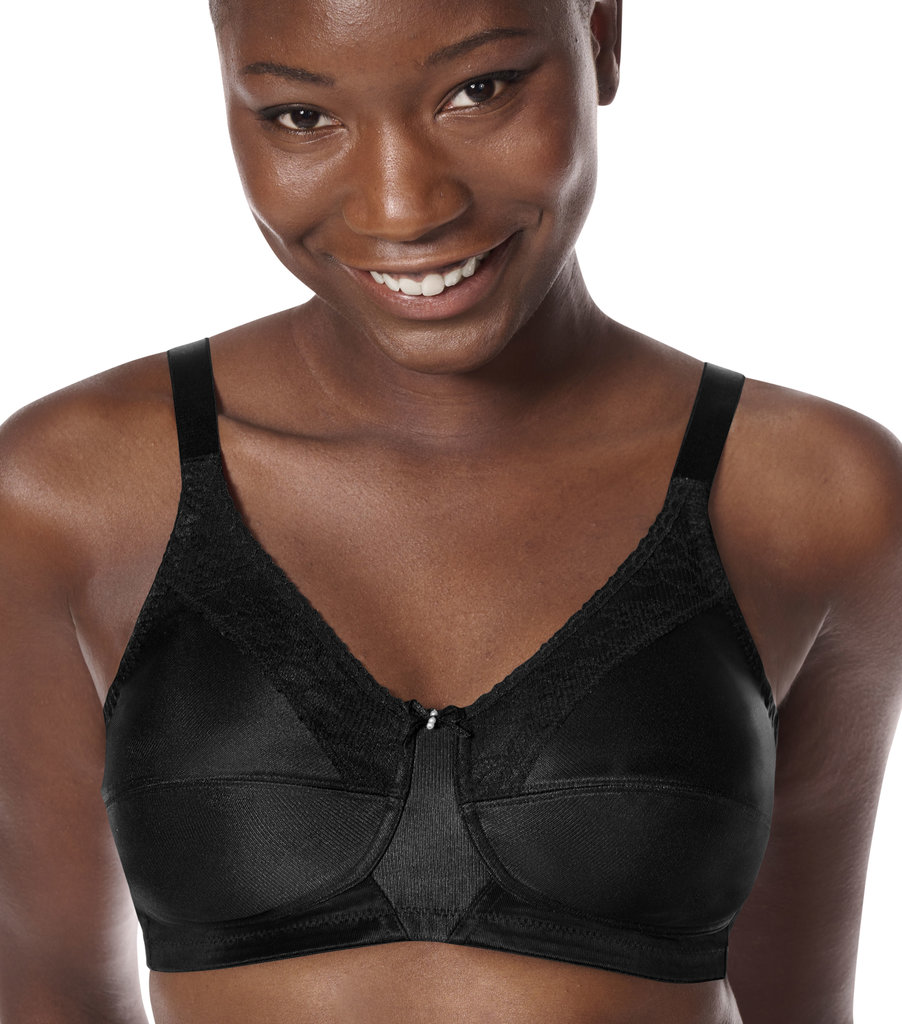 Amoena  Amoena Nancy prothese bh zonder beugel – zwart – met CoolMax® prothesehoesjes – zachte ondersteuning & tijdloos comfort