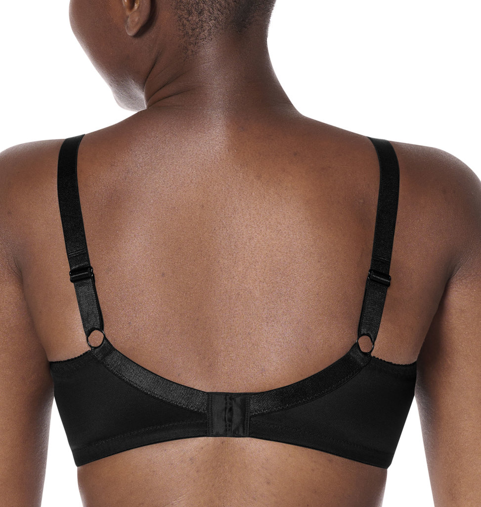 Amoena  Amoena Nancy prothese bh zonder beugel – zwart – met CoolMax® prothesehoesjes – zachte ondersteuning & tijdloos comfort