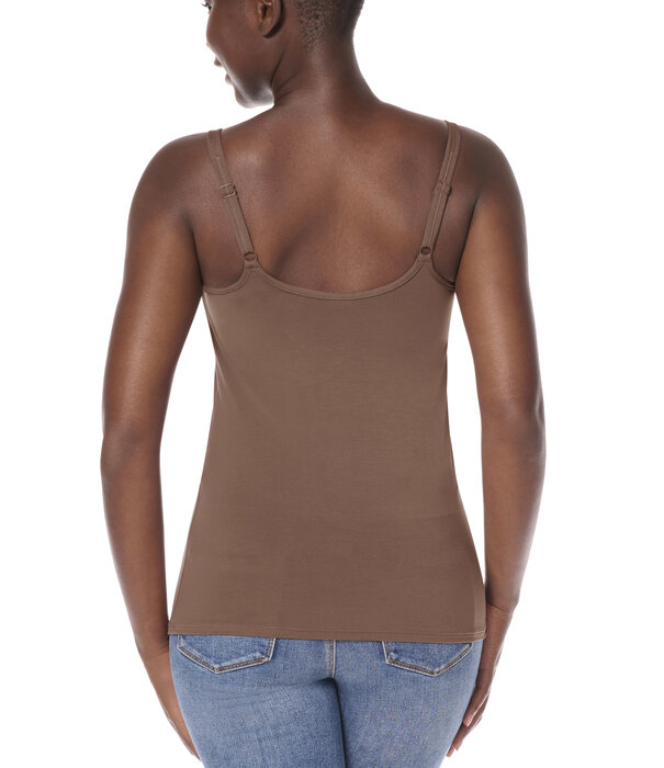 Amoena  Amoena Valletta Top Mocha – Zachte Prothese Top zonder Beugel (36–56)