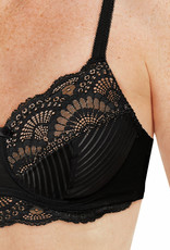 Amoena  Amoena Karolina Prothese BH met Beugel – Luxe Tweedelige Cup & Microvezel Hoesjes – Zwart/Sand