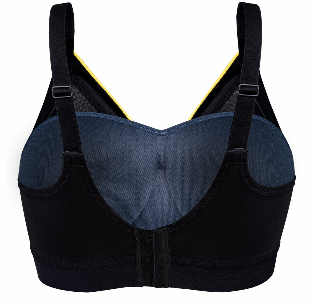 Shock Absorber Sportbh’s   Active Shaped Support Sport- Bh zonder beugel & vaste padding kleur zwart-bies geel