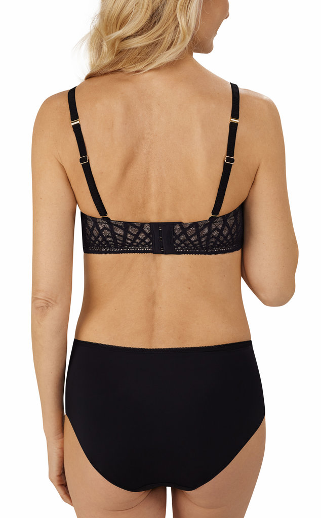 Amoena Pia Strapless/Multiway Prothese BH – Met Beugel & Voorgevormde Cup – Zwart