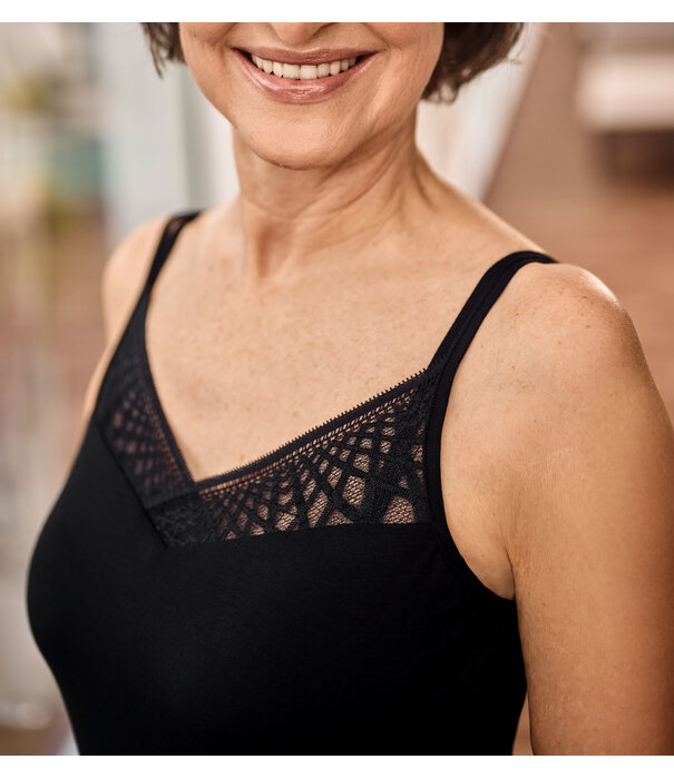 Amoena  Amoena Pia prothese top zonder beugel, licht voorgevormd, kleur zwart