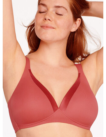 Andalusia  Bh zonder beugel & lichte voorvorm kleur terracotta