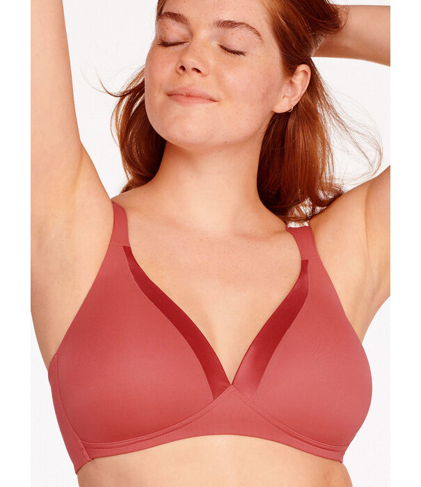 Naturana Andalusia  Bh zonder beugel & lichte voorvorm kleur terracotta