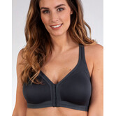 Sport Bh zonder beugel & voorsluiting de kleur graniet