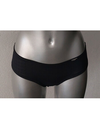 Sapph  Voom Voom heupboxer zwart met in stof meegeweven print zwart