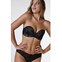 Wonderbra New Ultimate Glamorous Lace strapless Bh kleur zwart of pearl beige