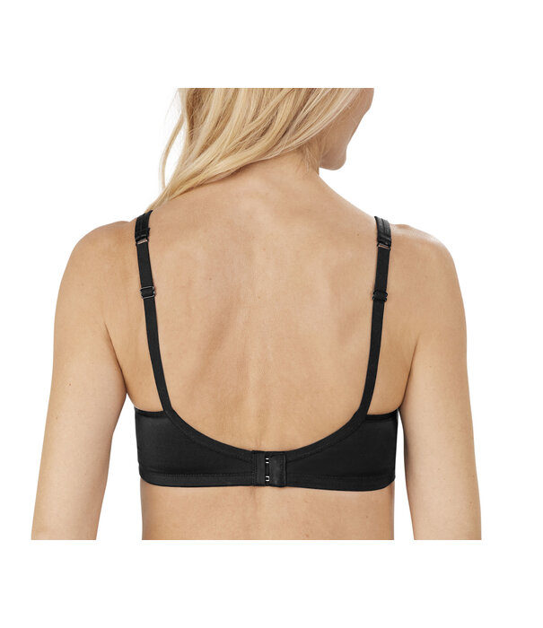 Amoena  Amoena Karolina Prothese Bh zonder beugel, kleur zwart met inzet cups kleur sand