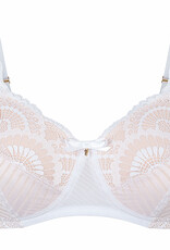 Amoena lingerie Karolina Prothese Bh zonder beugel, kleur wit met inzet cups kleur sand