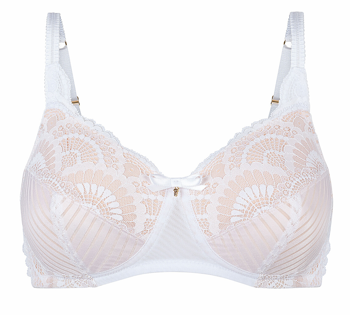 Amoena  Amoena Karolina Prothese Bh zonder beugel, kleur wit met inzet cups kleur sand