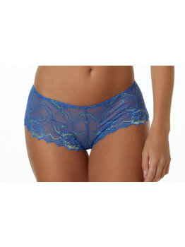 After Eden After Eden Anna Heupboxer kleur blauw gecombineerd met limegroen