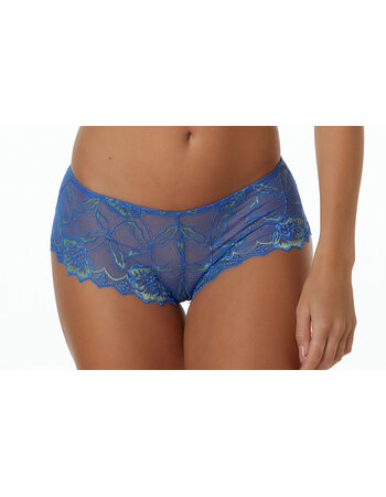 After Eden Anna Heupboxer kleur blauw gecombineerd met limegroen