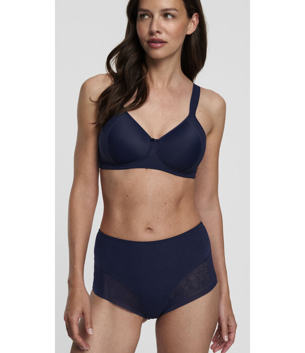 Susa Susa Milano Bh zonder beugel,  voorgevormde cups, de kleur marineblauw