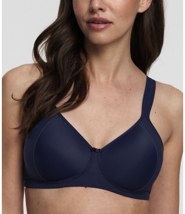 Susa Susa Milano Bh zonder beugel,  voorgevormde cups, de kleur marineblauw