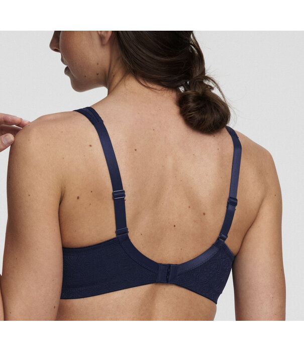 Susa Susa Milano Bh zonder beugel,  voorgevormde cups, de kleur marineblauw